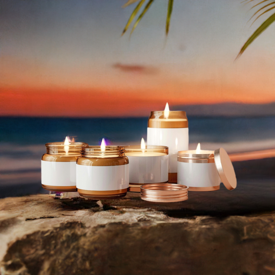 Amber Romance Candles